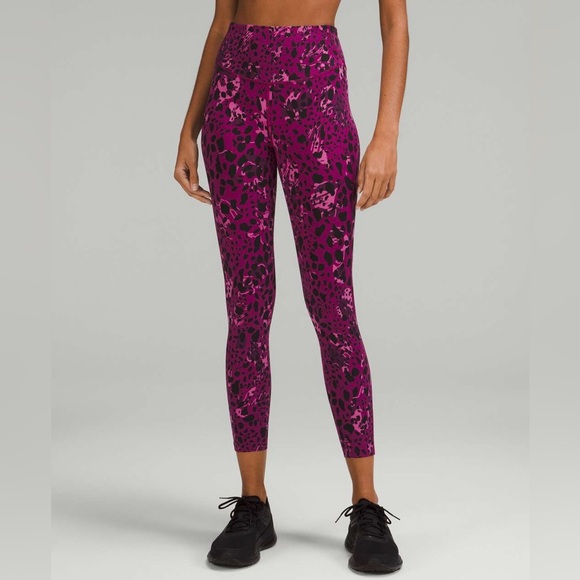 lululemon athletica Pants - Lululemon Base Pace High-Rise Tight 25"
Cheetah Camo Magenta Purple - size 4